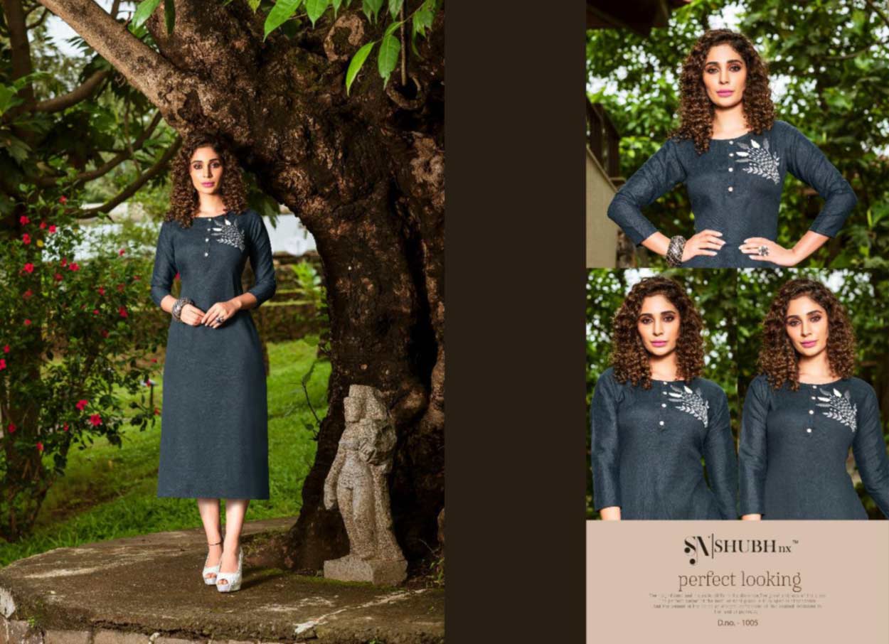 Nach Baliye Slub Mirror Work Kurti Set Nach Baliye Slub Mirror Work Kurti Set